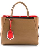 Fendi Small 2jours Tote - Lyst