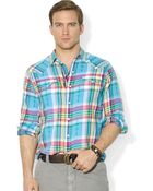 Polo Ralph Lauren Polo Plaid Classic Western Shirt - Lyst