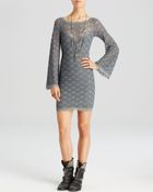 Free People Dress Lovely in Lace Bodycon - Lyst