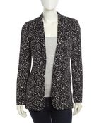 Diane von Furstenberg Vint Fleck-Print Silk Jacket - Lyst