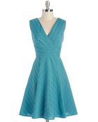 Ivy & Blu Neat As A Pintuck Dress - Lyst