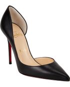 Christian Louboutin Iriza Half D'Orsay Pumps - Lyst