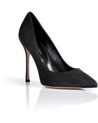Sergio Rossi Suede Pumps - Lyst