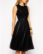 Needle & Thread Embellished Mesh Lace Dress - Lyst