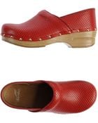 Dansko Open-Toe Mules - Lyst