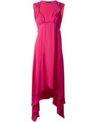 Plein Sud Ruched Sleeveless Gown - Lyst