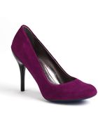 Kenneth Cole Reaction Joni Lee Suede Pumps - Lyst