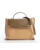 Chloé Chestnut And Vacchetta Leather Front Flap 'Clare' Convertible Tote Bag - Lyst