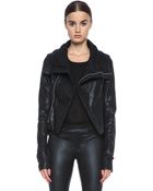 Rick Owens Naska Biker Leather Jacket - Lyst