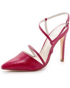 Alice + Olivia Alice Olivia Davey Ankle Strap Pumps - Lyst