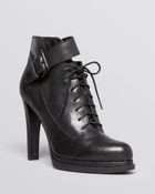 French Connection Lace Up Platform Booties - Sasha High Heel - Lyst