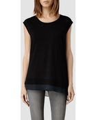 AllSaints Miro Top - Lyst