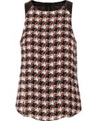 Rag & Bone Clemence Printed Silk-Chiffon Top - Lyst