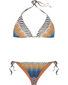 Missoni Reversible Crochet-Knit Triangle Bikini - Lyst