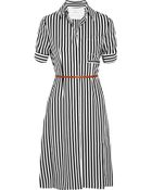 Altuzarra Kieran Striped Silk Crepe De Chine Shirt Dress - Lyst