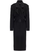 Joseph Double Cashmere Win Long Coat In Black - Lyst