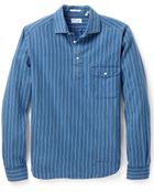 Gant Rugger Indigo Grandpa Shirt - Lyst
