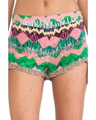 Camilla Frilled Hem Shorts - Lyst