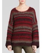 Free People - Slouchy Pullover |||A|F134X699|Rich Berry Combo| - Lyst