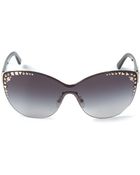 Versace Studded Sunglasses - Lyst