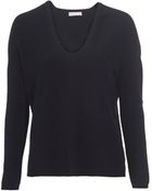 Stefanel V-Neck Sweater - Lyst