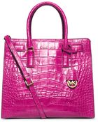 MICHAEL Michael Kors Dillon Leather Large North South Tote - Lyst