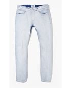 Mango Man Slim-Fit Bleach Wash Tim Jeans - Lyst