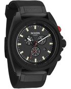 Nixon Rover Chrono Black And Red Watch - Lyst