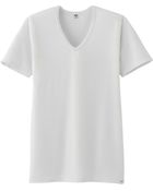Uniqlo Men Heattech V-Neck T-Shirt (Short Sleeve) - Lyst