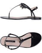 Patrizia Pepe Thong Sandal - Lyst