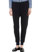 Harvey Faircloth Satin-Trim Sweatpants - Lyst