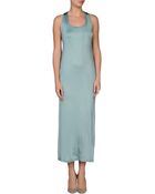 Mm6 By Maison Martin Margiela Long Dress - Lyst