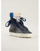 Dolce & Gabbana Double Lace-Up Sneakers - Lyst