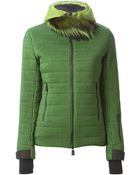 Moncler Grenoble Fur Trimmed Jacket - Lyst