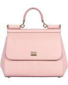Dolce & Gabbana Medium Sicily Dauphine Leather Bag - Lyst