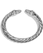David Yurman Waverly Cable Bracelet with Diamonds - Lyst