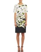 J. Mendel Abstract-Print Sheath Dress - Lyst