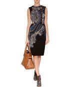 Etro Jersey Paisley Print Dress - Lyst