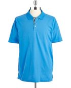 Weatherproof Vintage Suede Polo Shirt - Lyst