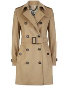 Burberry London Kensington Wool Cashmere Trench Coat - Lyst