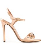 L'Autre Chose Embellished Pump - Lyst