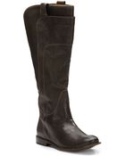 Frye Paige Tall Leather Riding Boots - Lyst