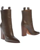 Celine Ankle Boots - Lyst