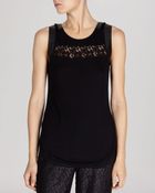 Karen Millen Tee Lace Panel - Lyst