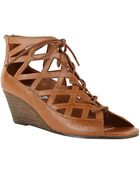 Steve Madden Nittella Leather Wedge Sandals - Lyst
