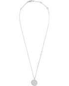 Michael Kors Logo Disc Necklace - Lyst