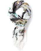 Etro Printed Scarf - Lyst