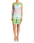 Ivanka Trump Printed Sheath Dress - Lyst