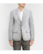 Maison Martin Margiela Slim-Fit Wool-Blend Flannel Jacket - Lyst