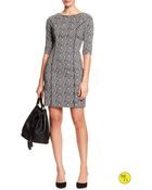 Banana Republic Factory Leopard Print Dress - Lyst